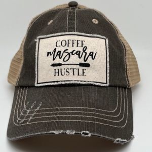 Coffee, Mascara & Hustle Hat -------->SOLD